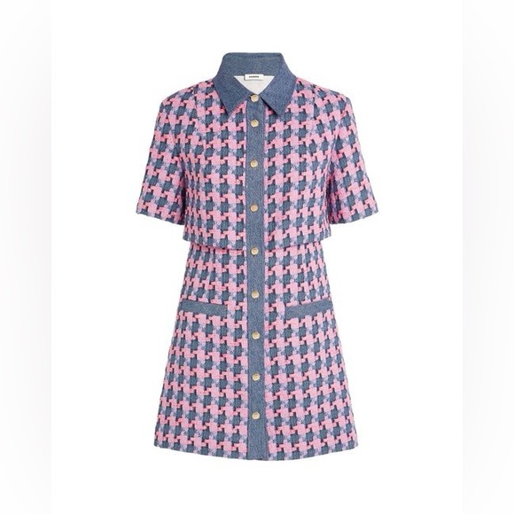 Sandro Dresses & Skirts - Sandro Amadora Denim Tweed Dress
